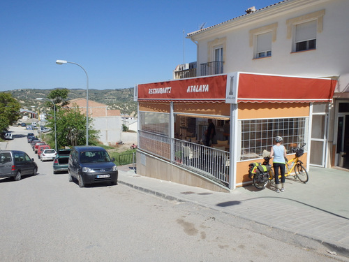 We stopped at the first restaurant in Montefrío for lunch.